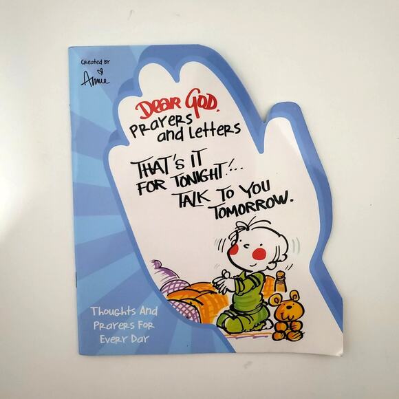 Dear God Prayers and Letters Thats it for Tonight Childrens Book Created by Amie - Picture 1 of 5